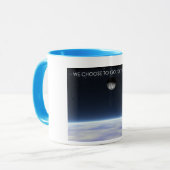 Naar de maan mok (Voorkant links)