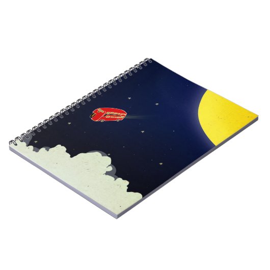 Naar de maan notitieboek (Linkerzijde)