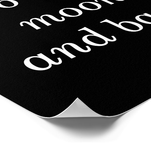 naar de maan - poster (Hoek)