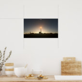 Naar de maan poster (Keuken)