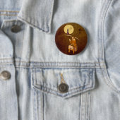 Naar de maan ronde button 5,7 cm (In situ)