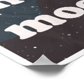 Naar de maan,  ruimteschip poster (Hoek)