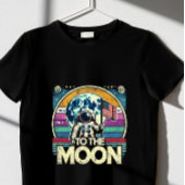 naar de maan t-shirt