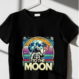 naar de maan t-shirt