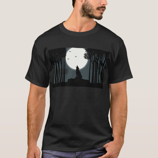 Naar de maan t-shirt (Voorkant)