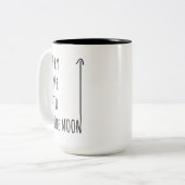 Naar de maan vliegen - de Gluten Free Nerd mok (Voorkant links)