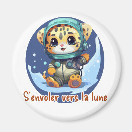 Naar de maan vliegen magneet