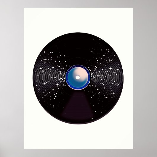 Naar de maan vliegen poster (Voorkant)