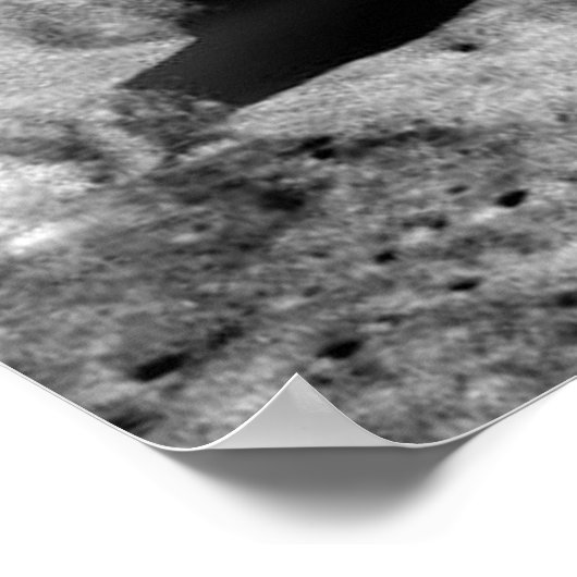 Naar de maan vliegen poster (Hoek)