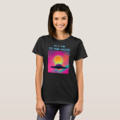 Naar de maan vliegen t-shirt (Voorkant volledig)