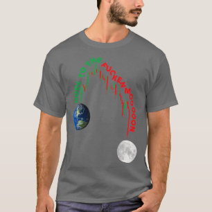 naar de maan waar we mee zitten t-shirt