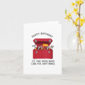 Naar de Man Appreciation Birthday Kaart (Gele Bloem)