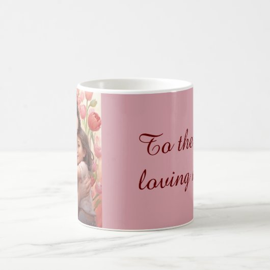 Naar de meest liefdevolle moeder - moeder & dochte koffiemok (Center)