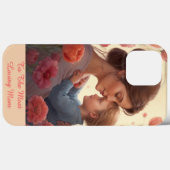 Naar de meest liefdevolle moeder telefoonhoesje 2 Case-Mate iPhone case (Achterkant (horizontaal))