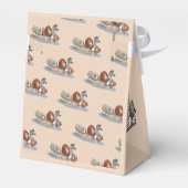 Naar de mening van het Cute Stuffed Animal Bedankdoosjes (Achterkant)