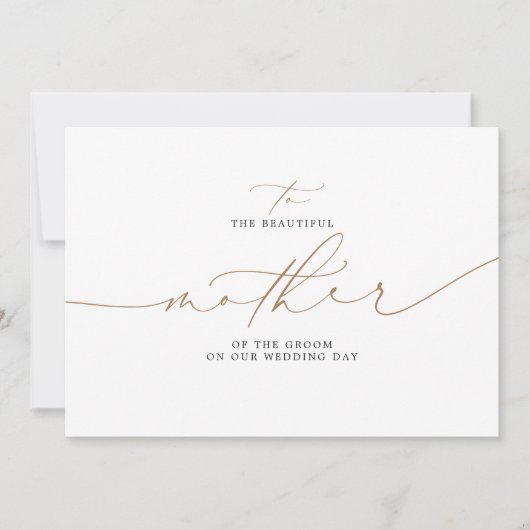 Naar de mooie moeder van de bruiddag (Voorkant)