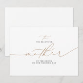 Naar de mooie moeder van de bruiddag (Voorkant / Achterkant)