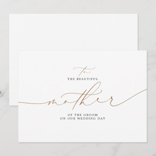 Naar de mooie moeder van de bruiddag (Voorkant / Achterkant)