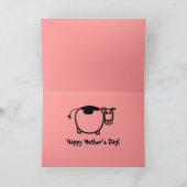 Naar de Mooo...De heerlijke mama in de hele wereld Kaart (Binnen)