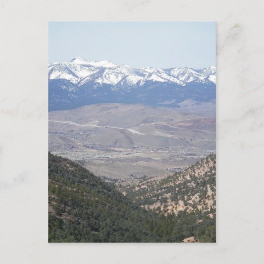 NAAR DE MOUNTAINEN BRIEFKAART (Voorkant)