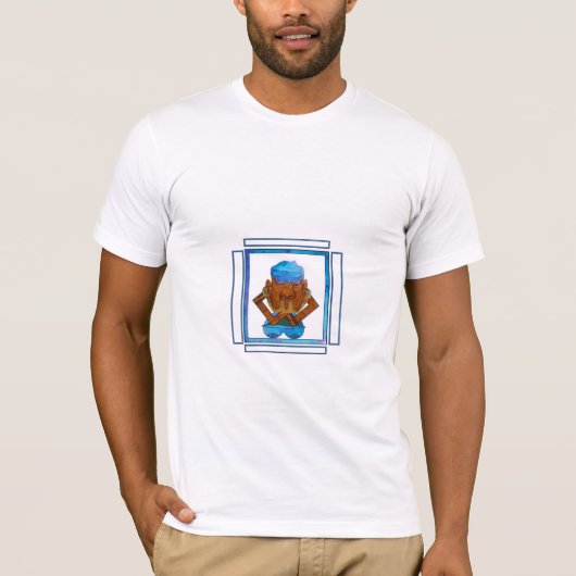 Naar de neus kijken. t-shirt (Voorkant)
