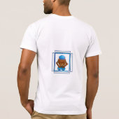 Naar de neus kijken. t-shirt (Achterkant)
