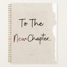 Naar de Nieuwe Hoofdstuk Planner Omslag