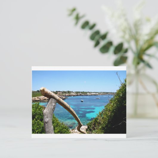 Naar de oceaan lopen briefkaart (Staand voorkant)