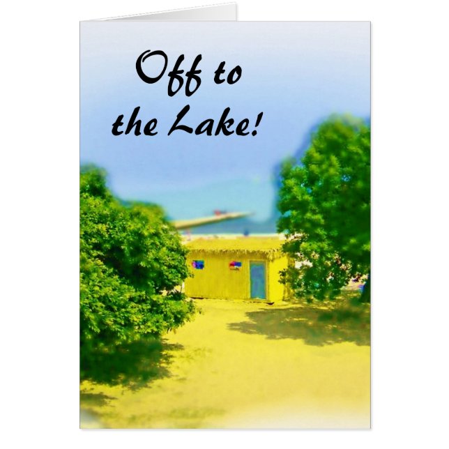 Naar de oever van het meer! (Voorkant)