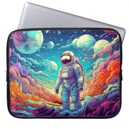 Naar de onbekende illustratie laptop sleeve