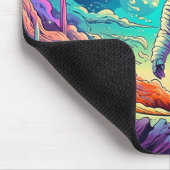 Naar de onbekende illustratie muismat (Hoek)