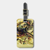 Naar de onbekende stem van Kandinsky Bagagelabel (Voorkant verticaal)