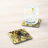 Naar de onbekende stem van Kandinsky Bier Onderzetter (Rechterzijde)