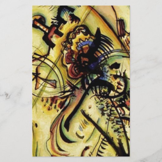 Naar de onbekende stem van Kandinsky Briefpapier (Voorkant)