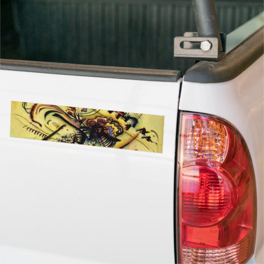 Naar de onbekende stem van Kandinsky Bumpersticker (Op Truck)