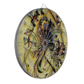 Naar de onbekende stem van Kandinsky Dartbord (Voorkant Links)