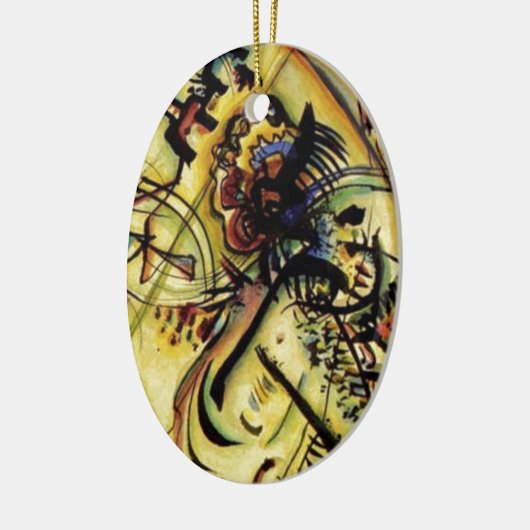 Naar de onbekende stem van Kandinsky Keramisch Ornament (Links)