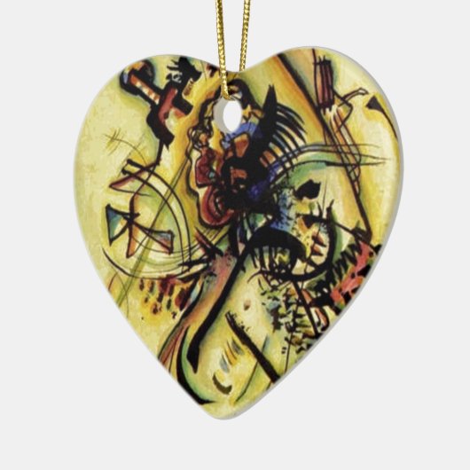 Naar de onbekende stem van Kandinsky Keramisch Ornament (Links)