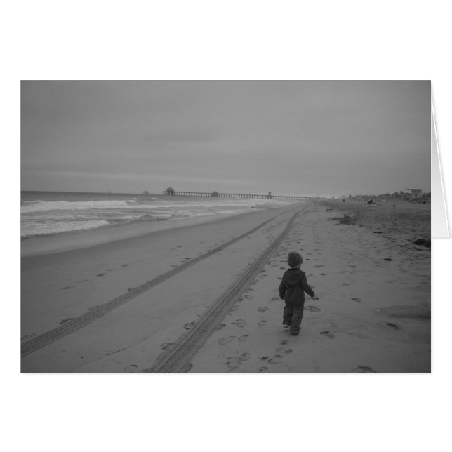 Naar de pier lopen (Voorkant Horizontaal)