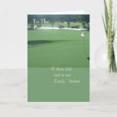 naar de predikant kaart (Voorkant)