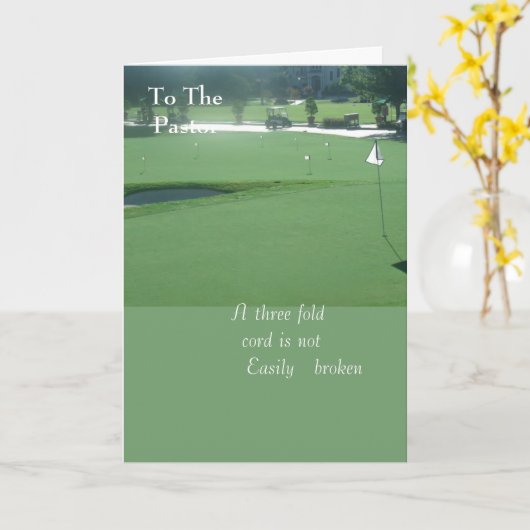 naar de predikant kaart (Gele Bloem)