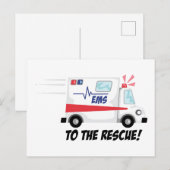 Naar de redding briefkaart (Voorkant / Achterkant)