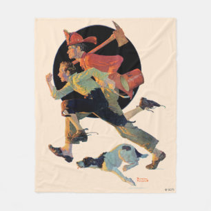 Naar de redding fleece deken