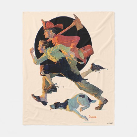 Naar de redding fleece deken (Voorkant)