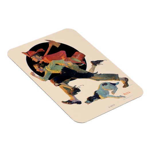 Naar de redding magneet (Rechterzijde)