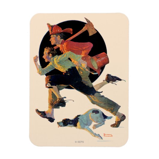 Naar de redding magneet (Verticaal)