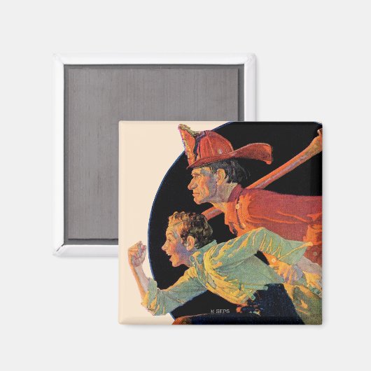 Naar de redding magneet (Voorkant / Achterkant)