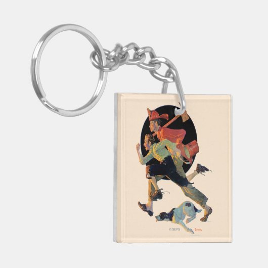 Naar de redding sleutelhanger (Voorkant Links)