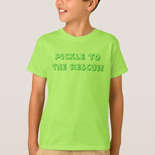Naar de redding. t-shirt (Voorkant)