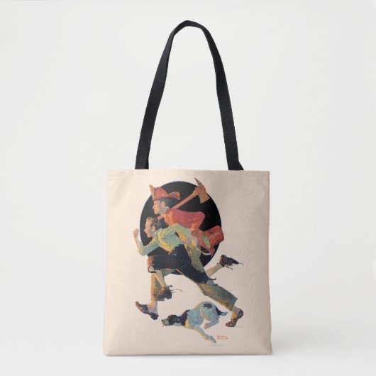 Naar de redding tote bag (Voorkant)